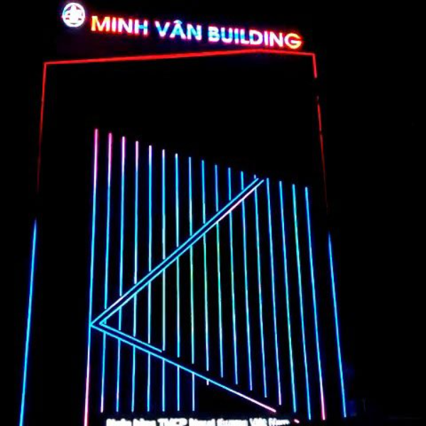 Led thanh viền Minh Vân Building, Uông Bí, Quảng Ninh